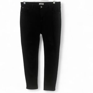 KENSIE BLACK HIGH WAISTED SKINNY JEANS SIZE 8 MINIMALIST CLASSIC